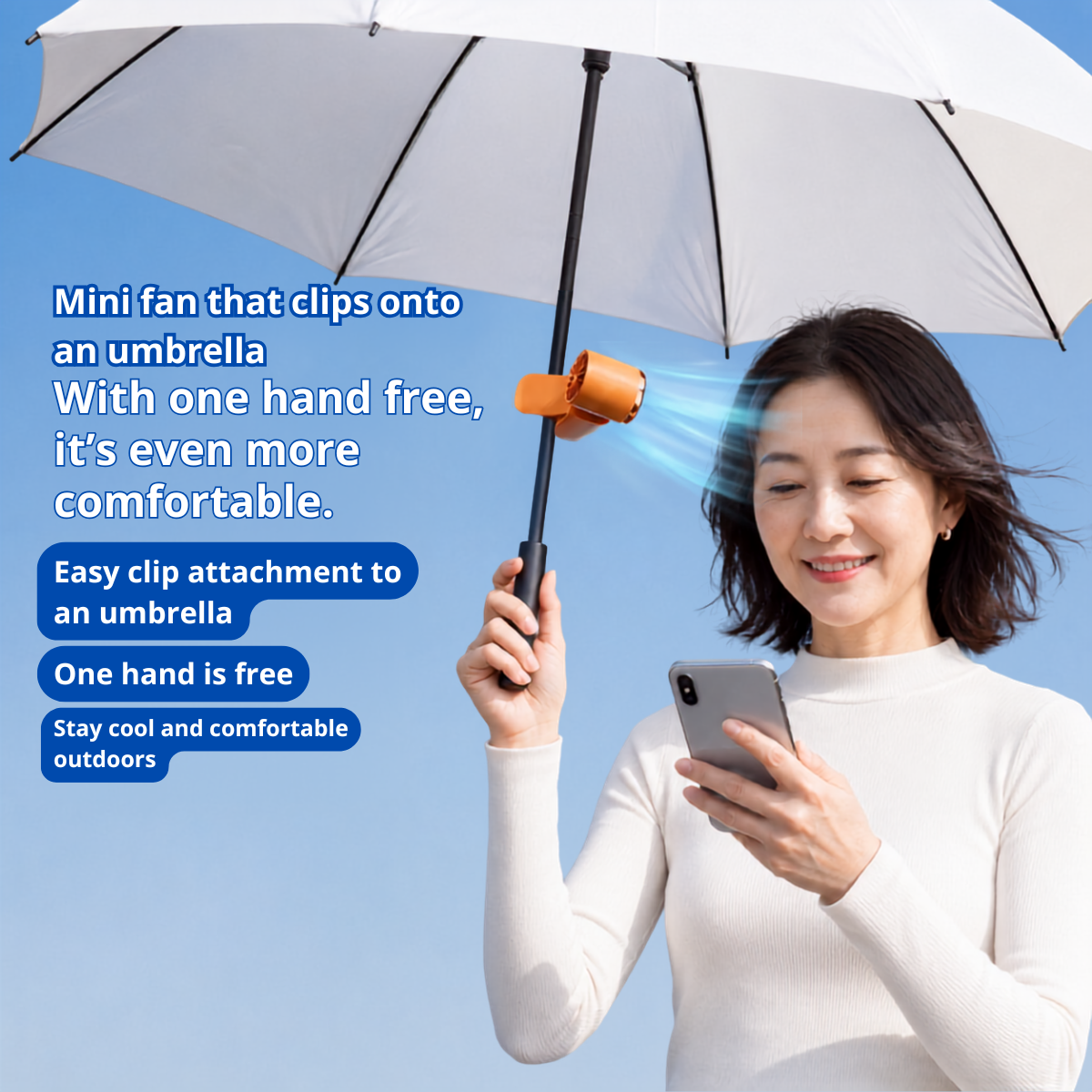 LUMIQ™ 2026 신모델｜클립식 냉각 팬 체감 -16℃ 반도체 냉각