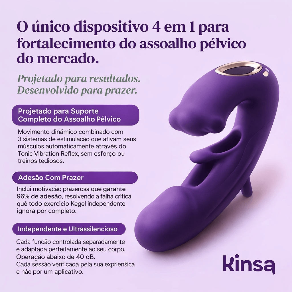 FemPulse™4 em 1 – Sistema Avançado de Fortalecimento Íntimo
