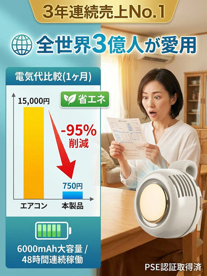 IceClip™ — 体感-20℃ 半導体冷却クリップファン
