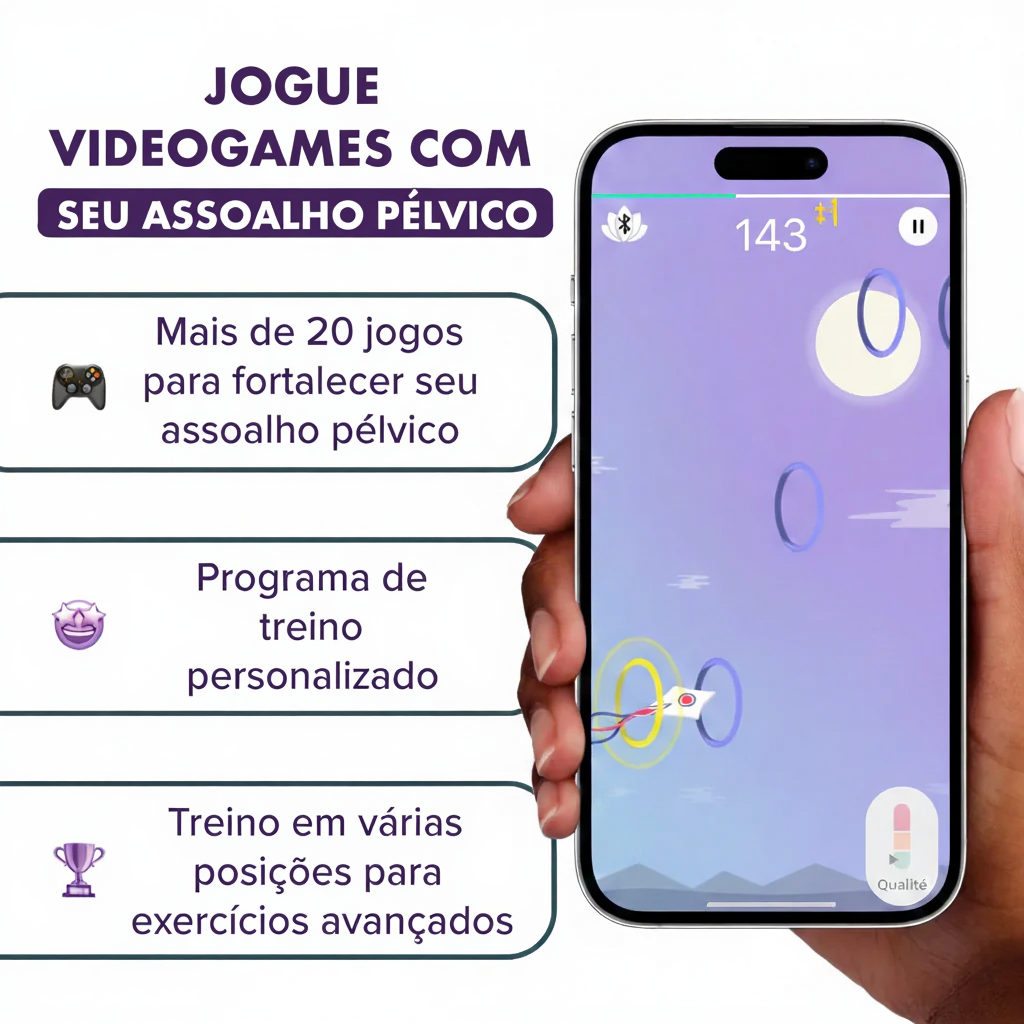 Kinsa Care+ Pro — Ativador Pélvico Inteligente