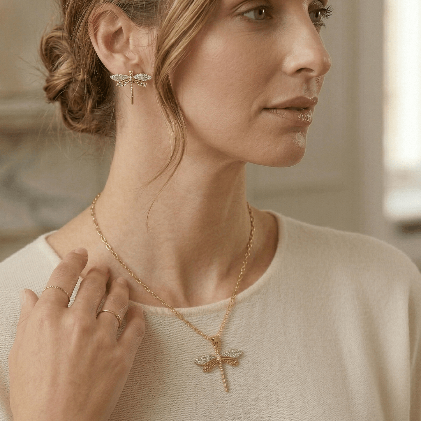Aurelia Dragonfly Necklace