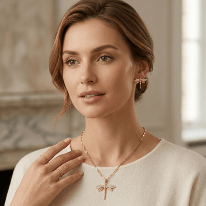 Aurelia Dragonfly Necklace