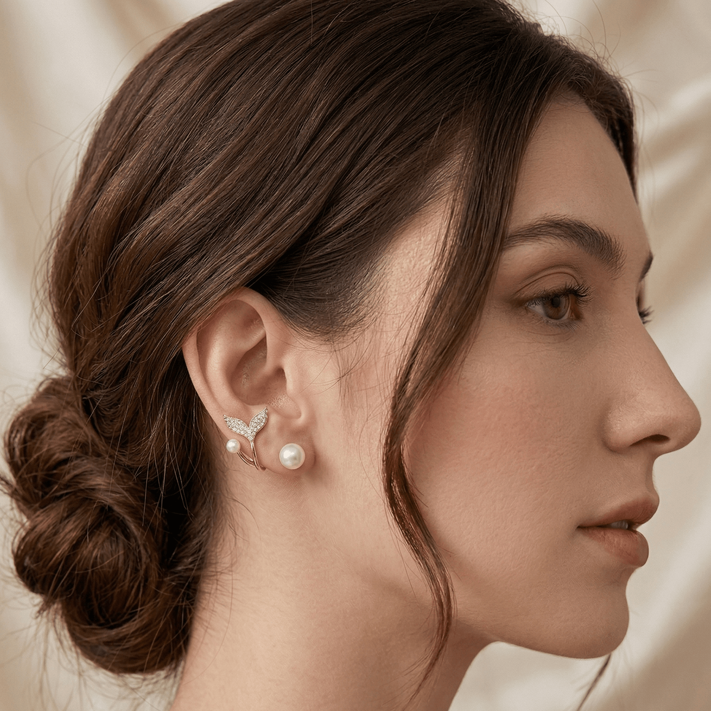 Aurelia Pearl Mermaid Earrings