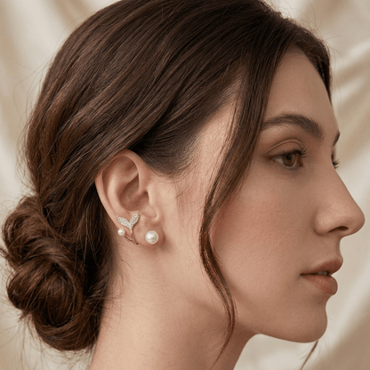 Aurelia Pearl Mermaid Earrings
