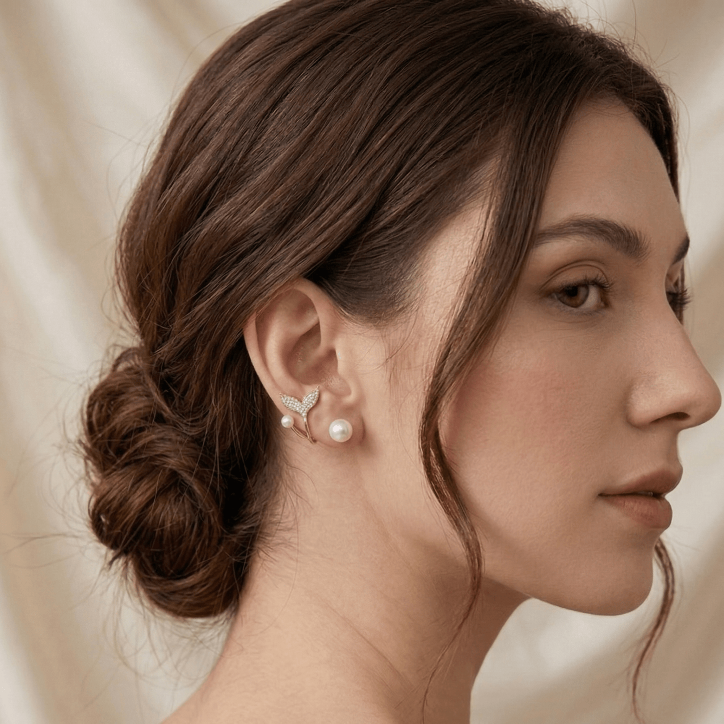 Aurelia Pearl Mermaid Earrings