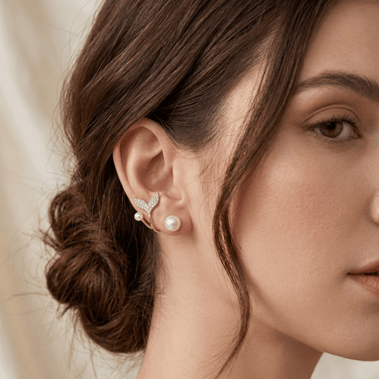Aurelia Pearl Mermaid Earrings