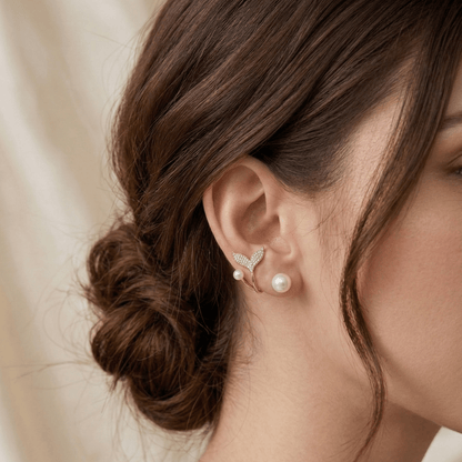 Aurelia Pearl Mermaid Earrings