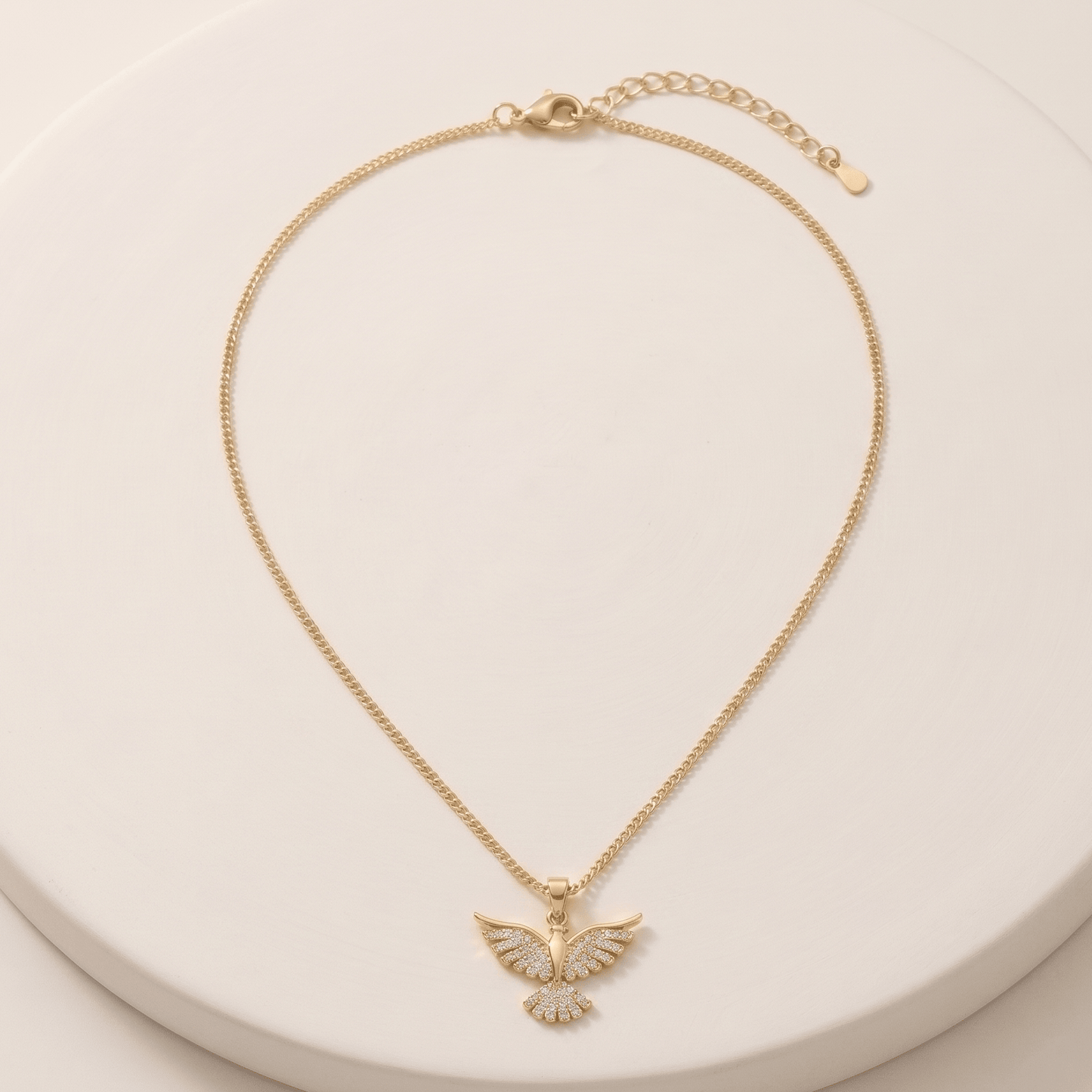 Aurelis Radiant Wing Necklace