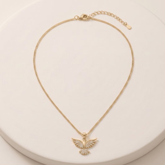 Aurelis Radiant Wing Necklace
