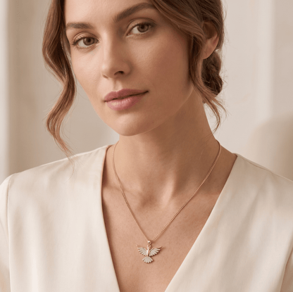Aurelis Radiant Wing Necklace