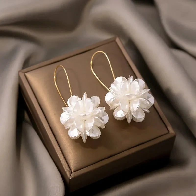 Blossom Pearl Drop Earrings