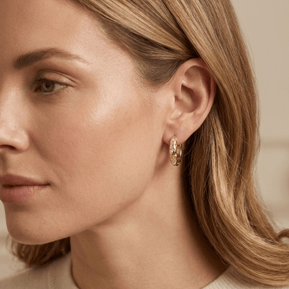 Celestial Gold Hoops