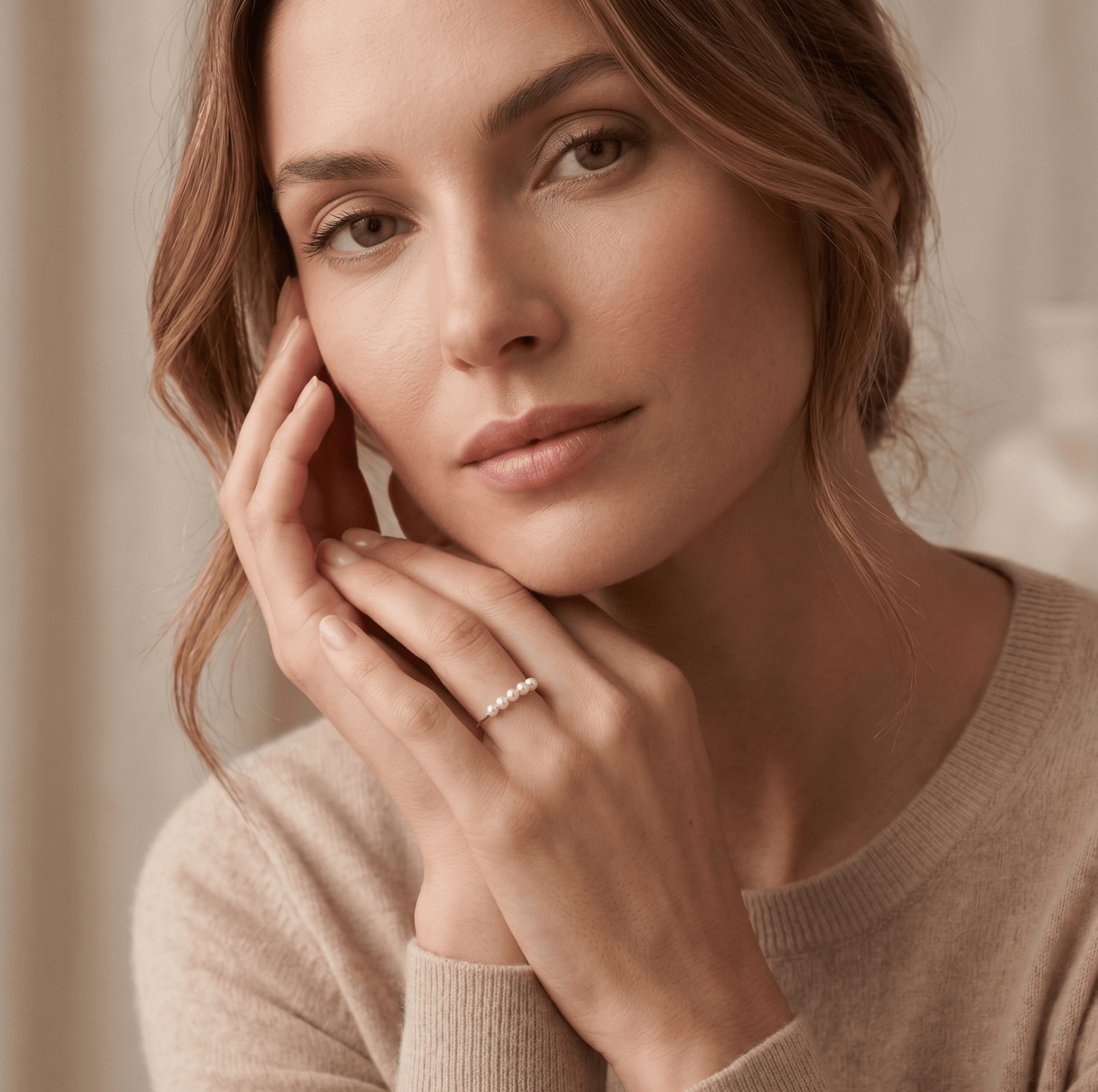 Elara Pearl Ring