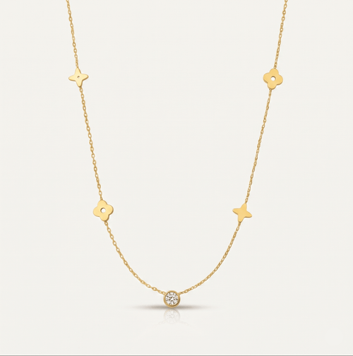 Elaris Bloom Crystal Necklace