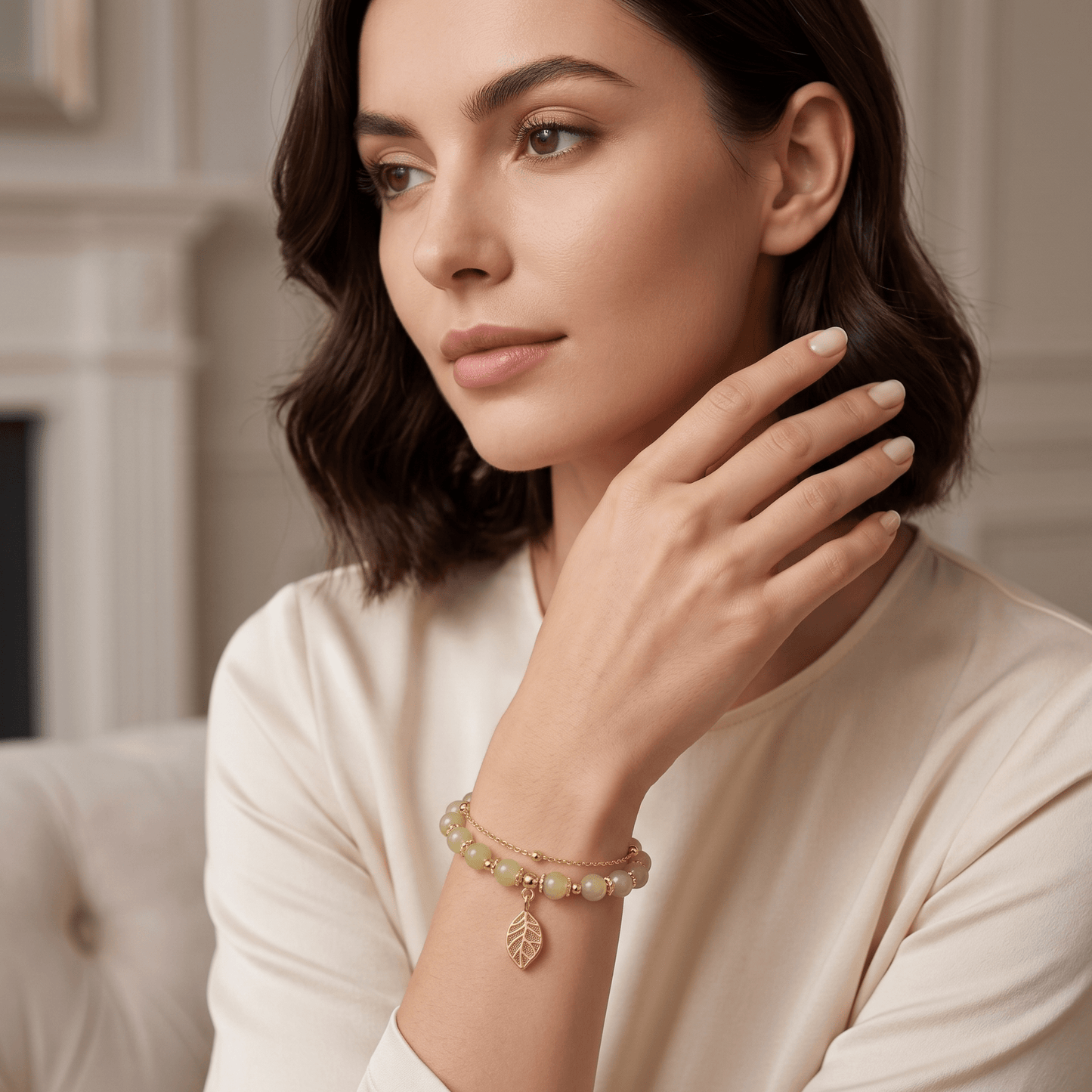 Elysian Leaf Bracelet