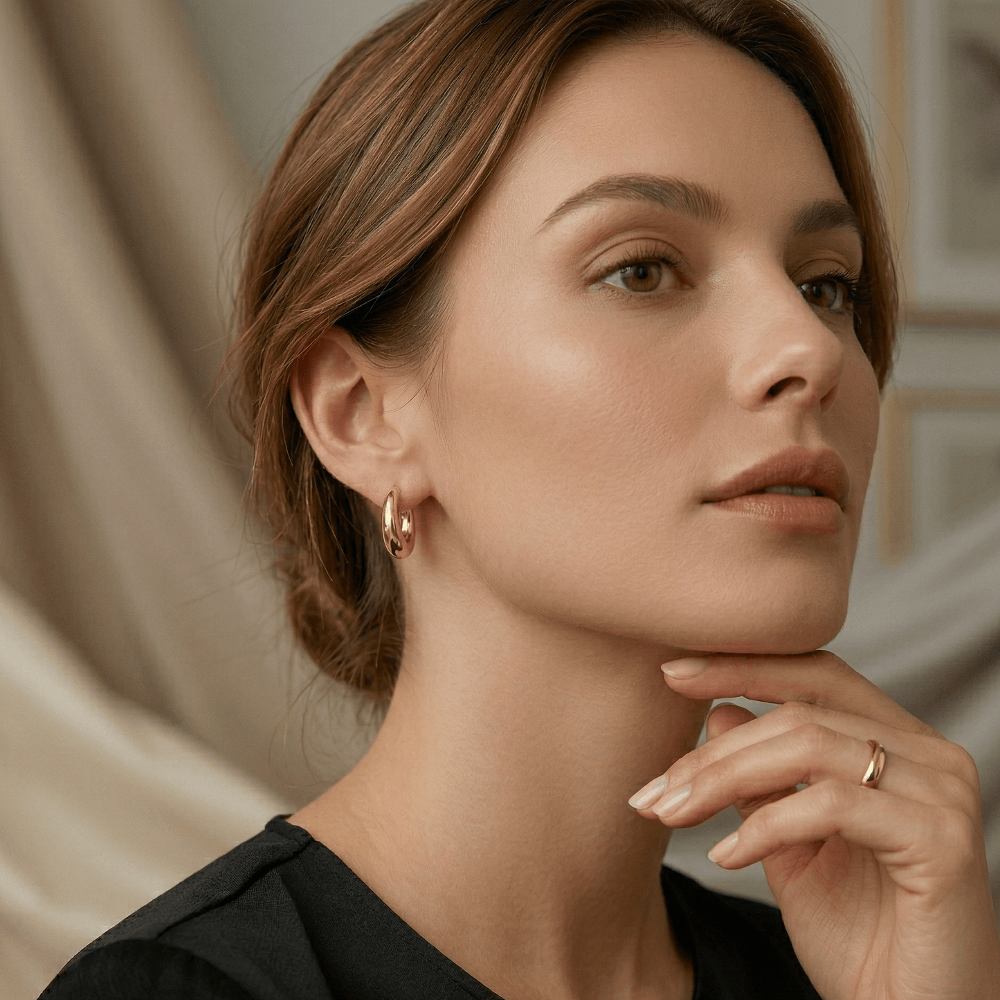 Essential Gold Huggie Earrings