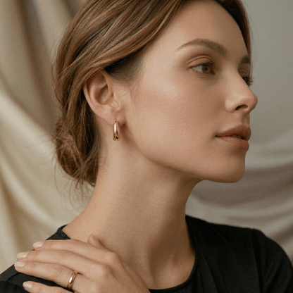 Essential Gold Huggie Earrings