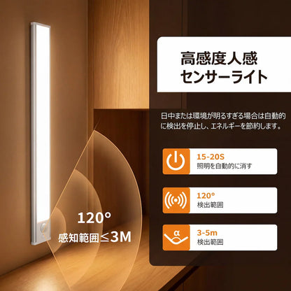 【초박형 0.9cm】LED 인체 감지 센서등｜야간 이동을 안전하게