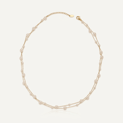 Luna Pearl Layered Necklace