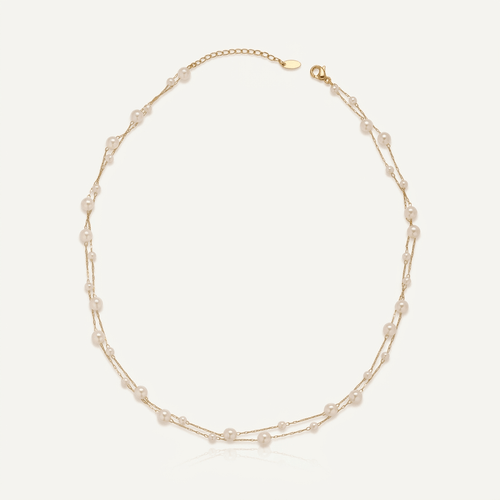 Luna Pearl Layered Necklace
