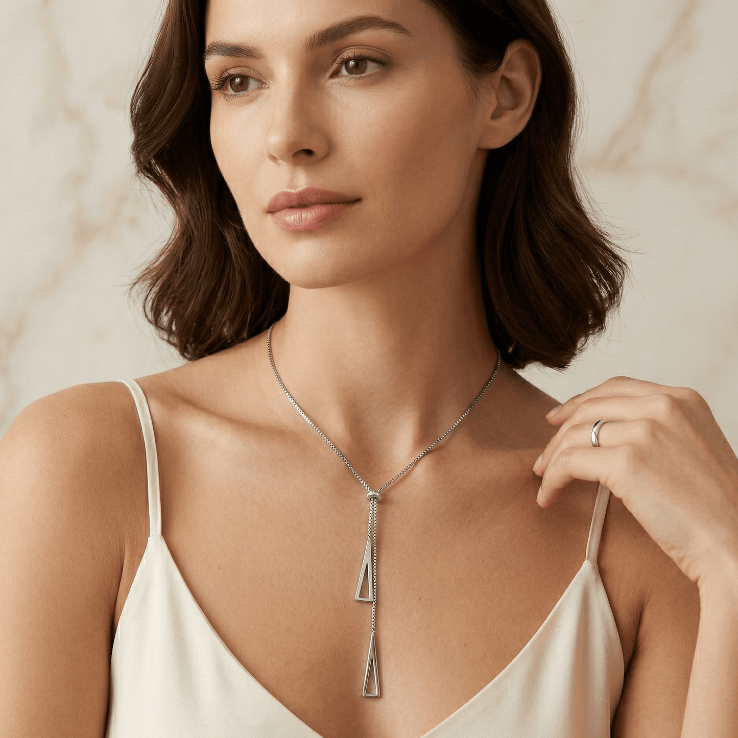 Minimal Drop Necklace