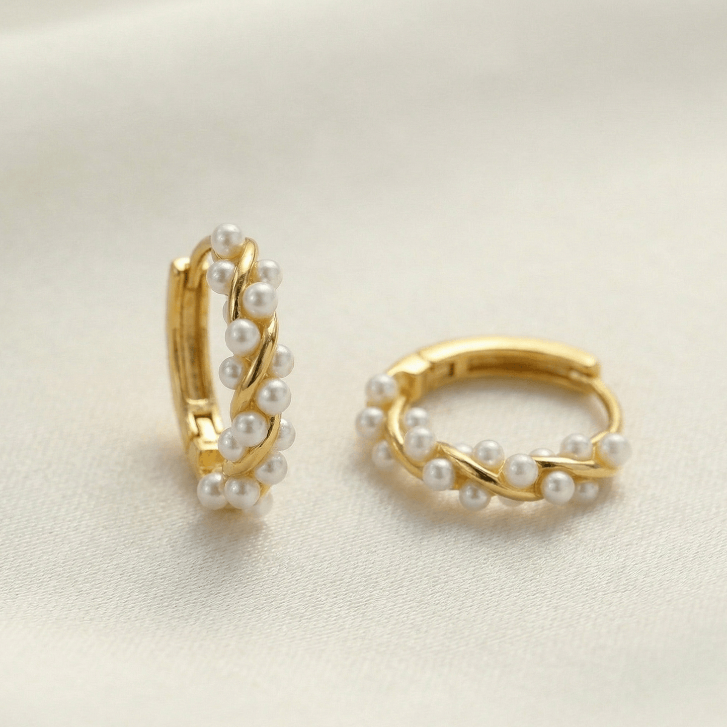 Pearl Signature Hoops