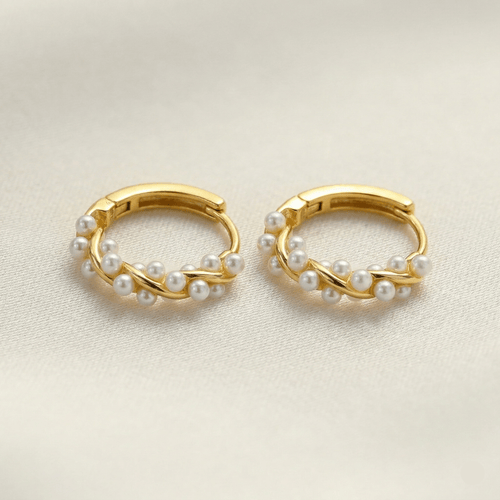 Pearl Signature Hoops