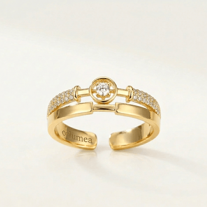 Sienna Crystal Adjustable Ring