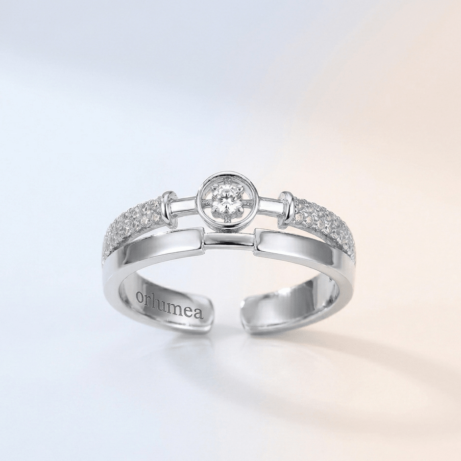 Sienna Crystal Adjustable Ring