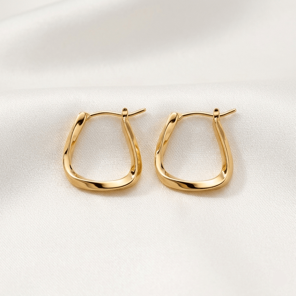 Sienna Square Hoop Earrings