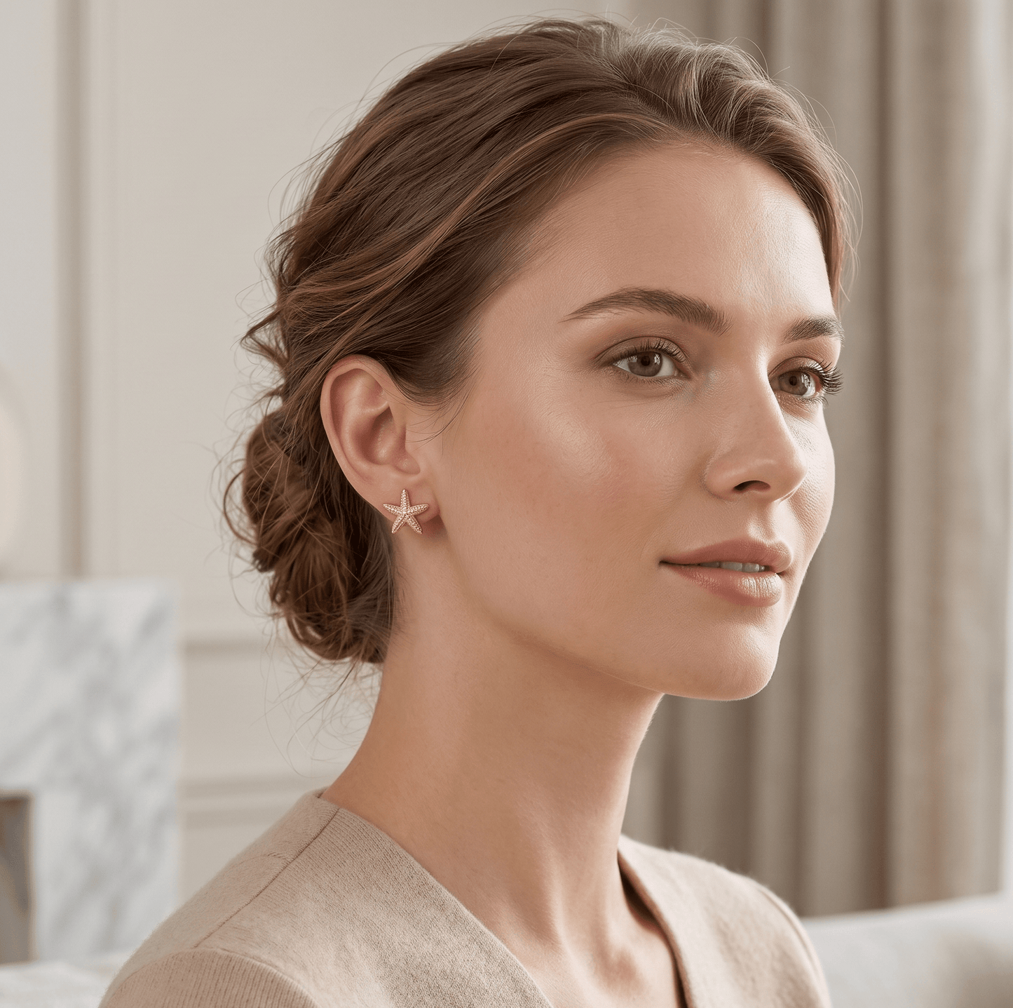 Starfish Stud Earrings